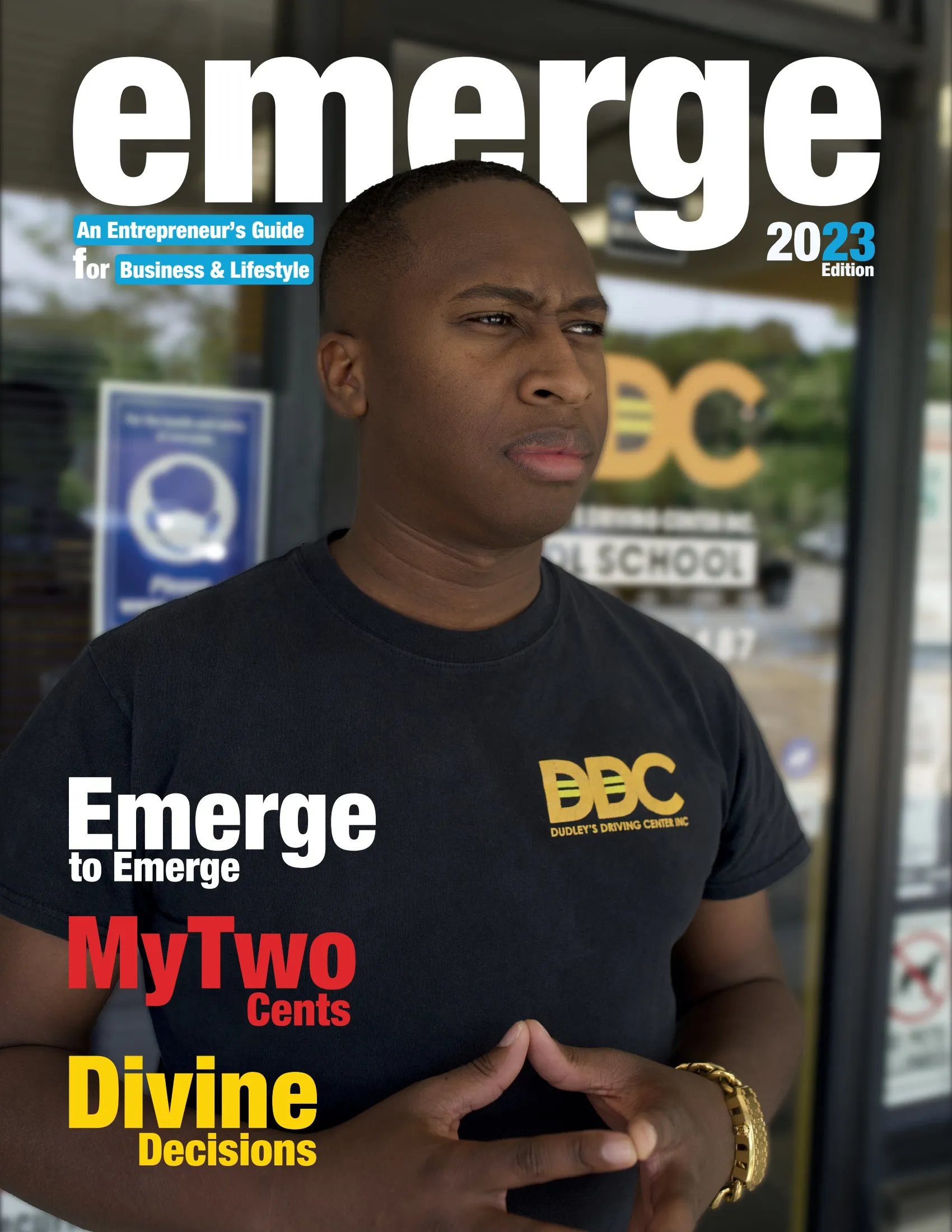 Emerge 2023 Edition cover featuring Thomas Dudley II